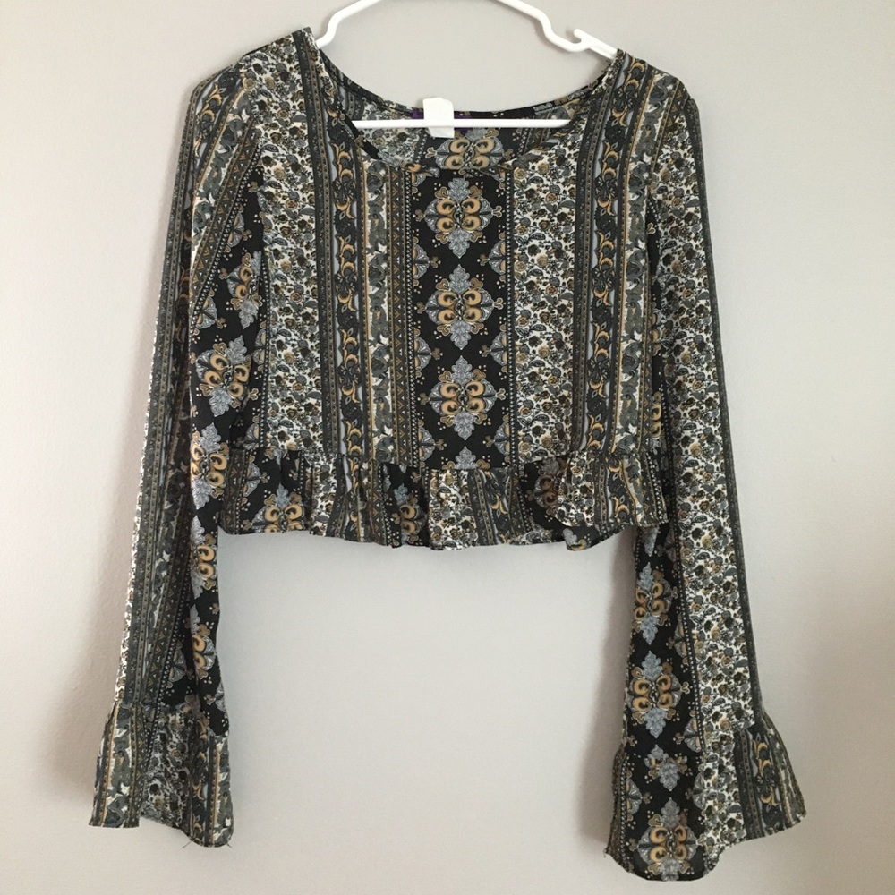 Hot Gal crop top. Size S